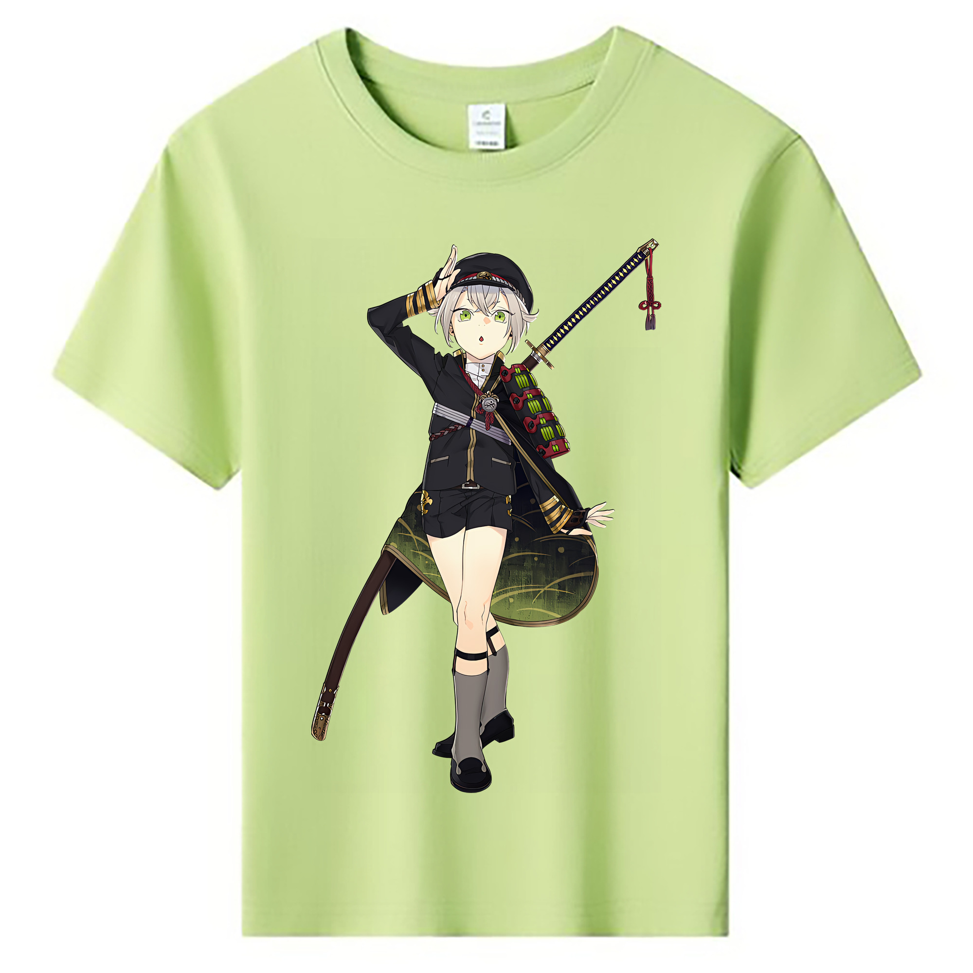 （画像用） 刀剣乱舞 Touken Ranbu 綿100％キッズTシャツ（フロントプリント）